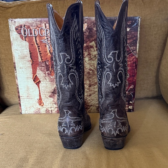 Old Gringo Elvis Cruz Brown Heeled Boots 9.5 - Picture 3 of 8